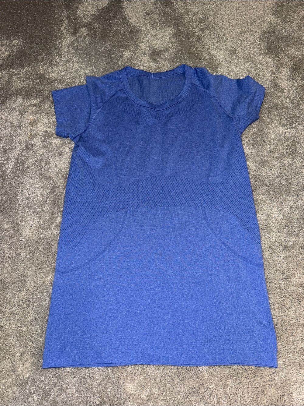 lululemon athletica Royal Blue Short Sleeve Dress Top